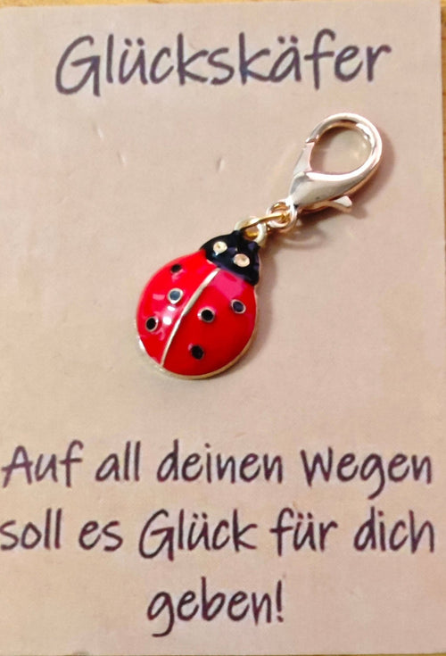 Accessoires Kleine Aufmerksamkeit Dankeschön Geschenke Anhänger Engel Glückskäfer - Kreativstuebchen