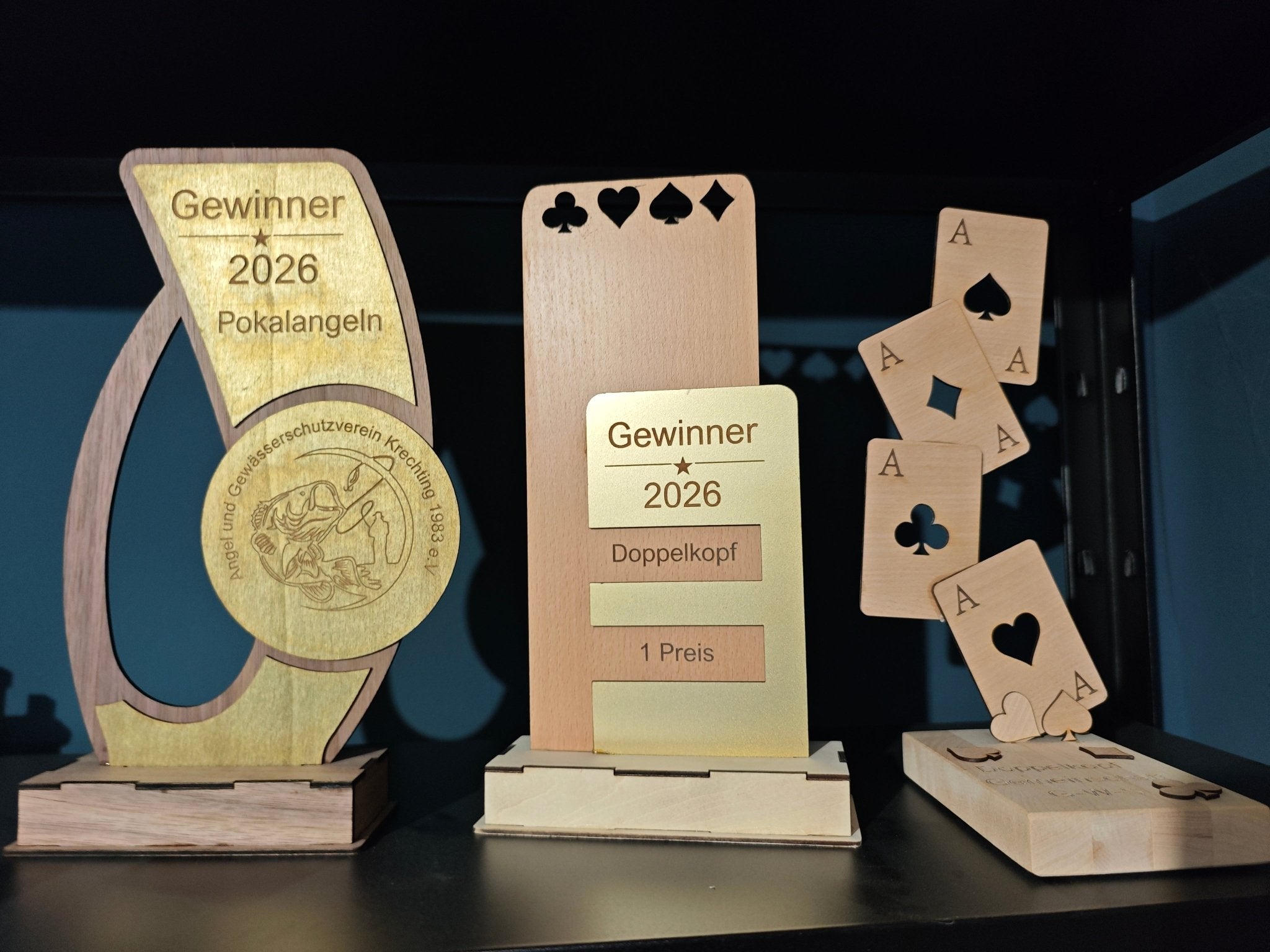 Pokale, Preise, Statue, Auszeichnung personalisiert - Kreativstuebchen