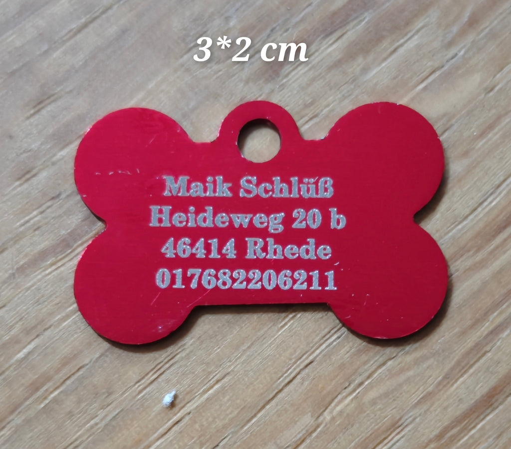 Plaketten Notfallkarten Schilder Visitenkarten Marken aus Blech - Kreativstuebchen