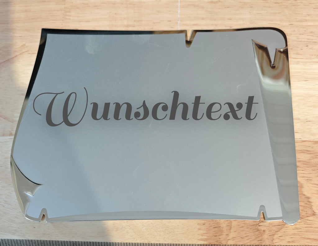 Verschiedene hochwertige Metallschilder mit Wunschgravur - Kreativstuebchen