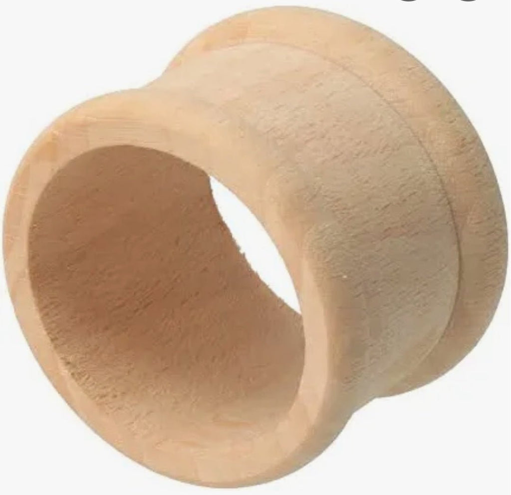 Servierten Ringe aus Holz, Tischdeko, Weihnachtsdeko, Hochzeitsdeko, Personalisierte Serviertenringe - Kreativstuebchen