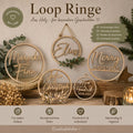 Loop Ringe Holzring Namen - Kreativstuebchen