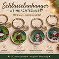 Schlüsselanhänger mit Weihnachtsmotiv - Kreativstuebchen