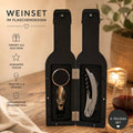 Weinset in einer Flasche - Kreativstuebchen