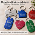 Herzen, Herzanhänger Glücksbringer, KLEINE Anhänger, Glücksschweinchen Verschiedene Schlüsselanhänger Rot - Kreativstuebchen