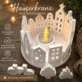 Tischleuchte Weihnachtsmotiv Windlicht Kerzenhalter Weihnachtsdeko - Kreativstuebchen