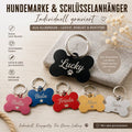 Hundemarke Alu mit Gravur - Kreativstuebchen