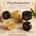 Flaschenkorken mit Gravur - Kreativstuebchen