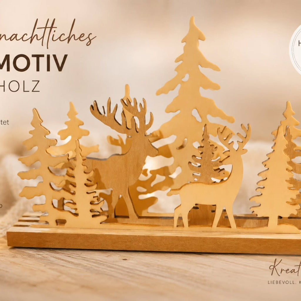 weihnachtsaufsteller Wichtel Schlitten Weihnacgtsdeko - Kreativstuebchen