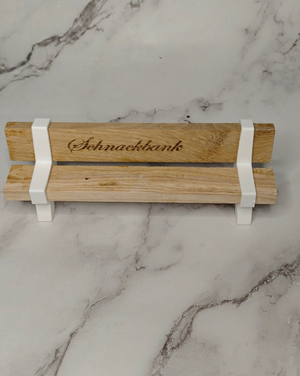 STUHL / Bank mit lehne aus Keramik GIPS UND Holz - Kreativstuebchen
