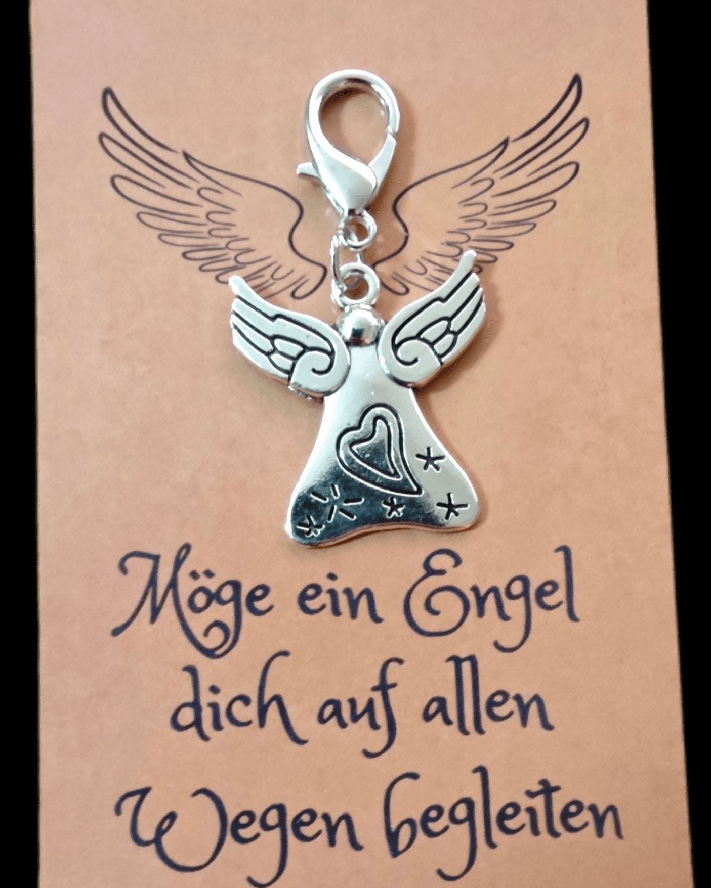 VALENTINSTAG, Maikäfer, Glücksbringer, KLEINE Anhänger, Glücksschweinchen Verschiedene Schlüsselanhänger aus Metall mit Karabiner Karte - Kreativstuebchen
