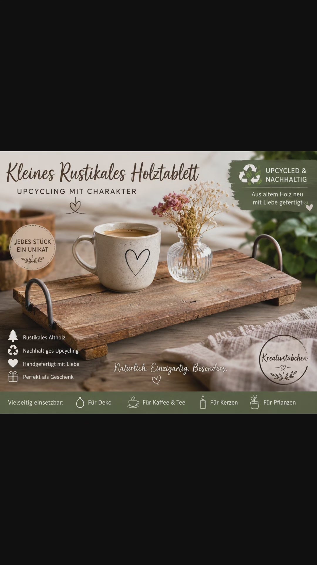 holzbohle Schwarten Brett Rustikale Deko