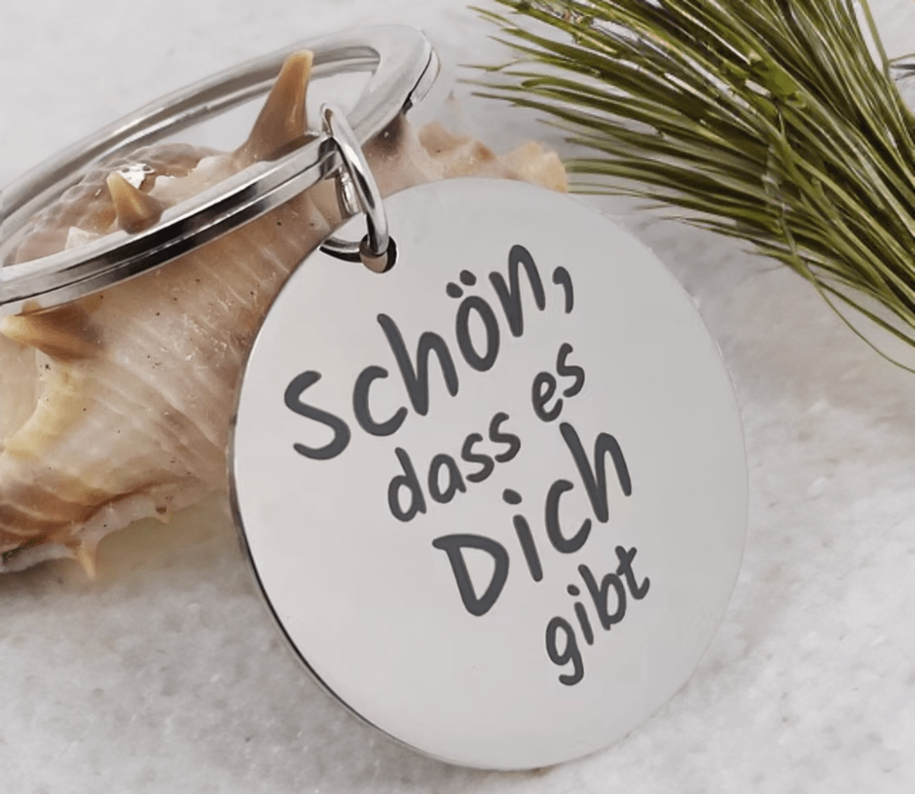 Anhänger, Glücksbringer,Charmsanhänger, Taschenherz Spruch und Karte, Valentinstag, Freundschaft - Kreativstuebchen