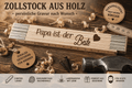 Zollstock, Glieder Maßstab, Metermaß, Männergeschenk, Handwerker personalisiert Logo oder Wunschtext - Kreativstuebchen