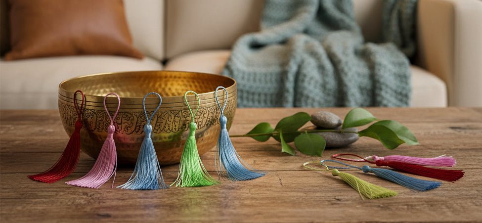 Lesezeichen aus Holz mit Quaste und Gravur - Kreativstuebchen