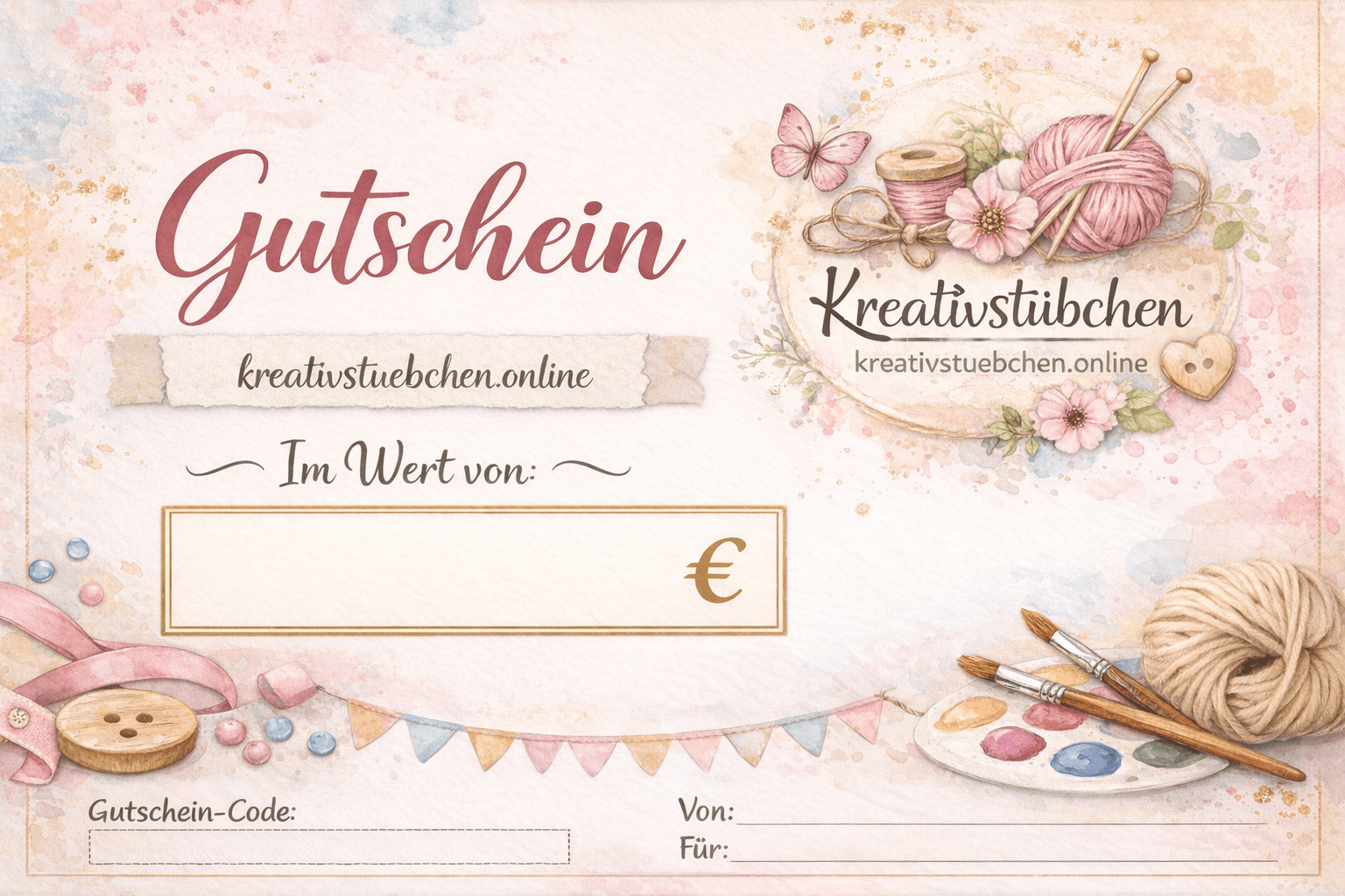 Gutschein - Kreativstuebchen
