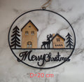 Metallring zum Hängen Rohling aus Metall für Dekoration Türkränze Dekoring Weihnachtsmotiv, Wanddeko - Kreativstuebchen