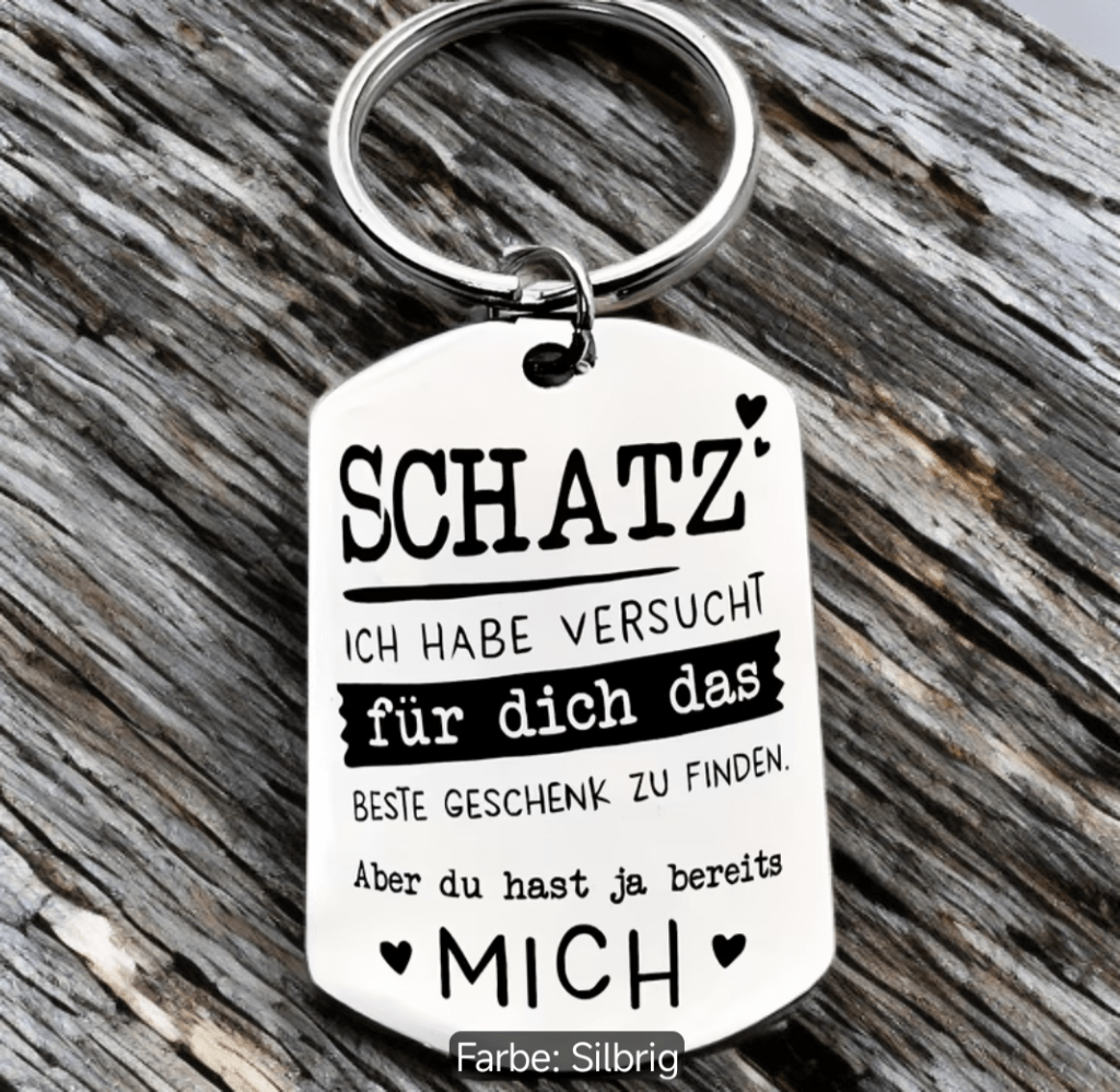 Anhänger, Glücksbringer,Charmsanhänger, Taschenherz Spruch und Karte, Valentinstag, Freundschaft - Kreativstuebchen