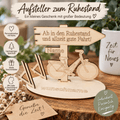Ruhestand Fahrrad mit Wegweiser - Kreativstuebchen