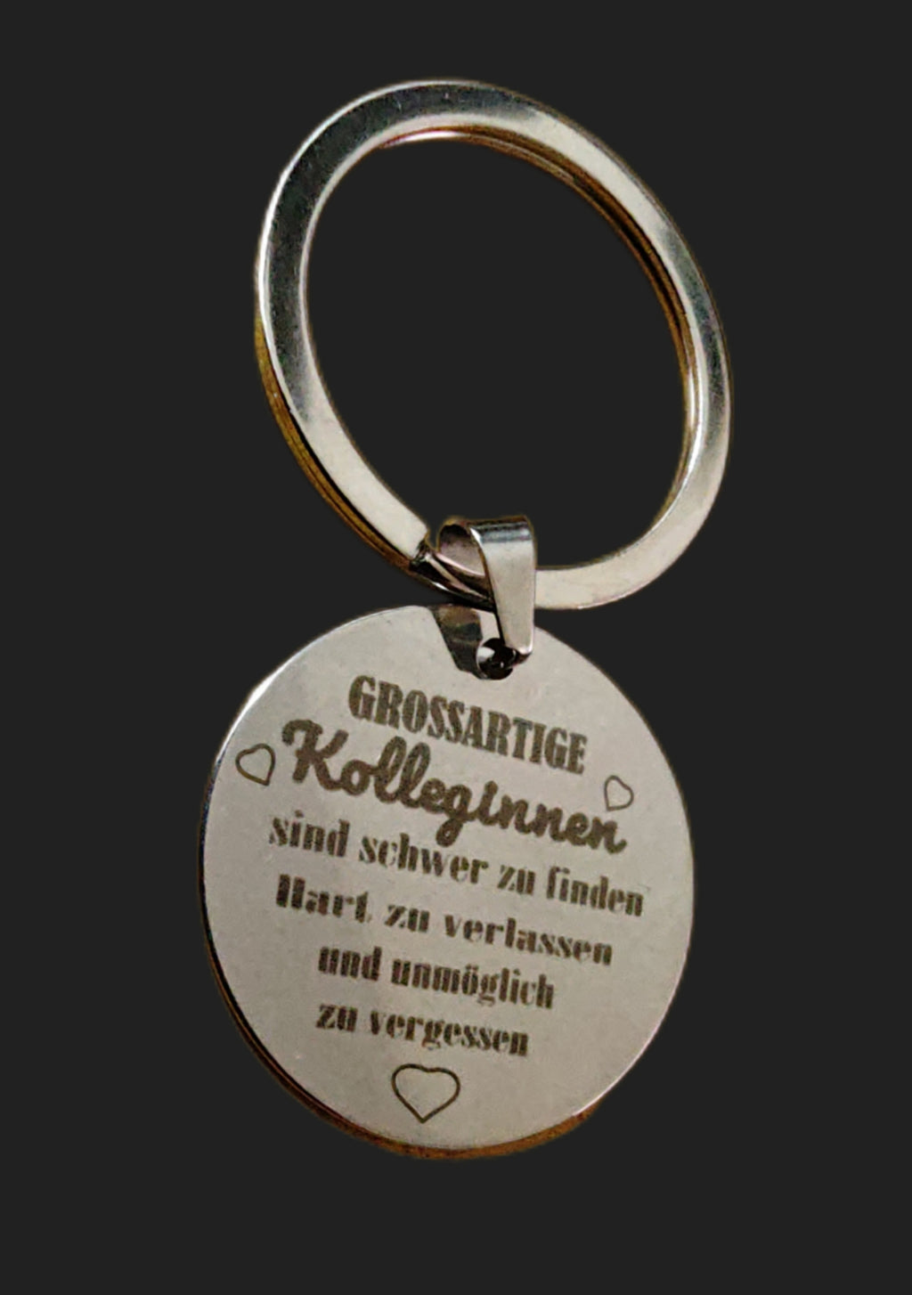 Anhänger, Glücksbringer,Charmsanhänger, Taschenherz Spruch und Karte, Valentinstag, Freundschaft - Kreativstuebchen