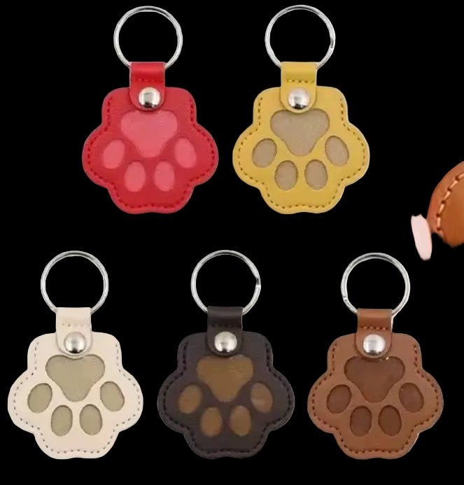 Geschenk Andenken Accessoires an Haustier, Schlüsselanhänger Hund Fellanhänger, Tierfreunde, Lieblingstier, Hundepfote