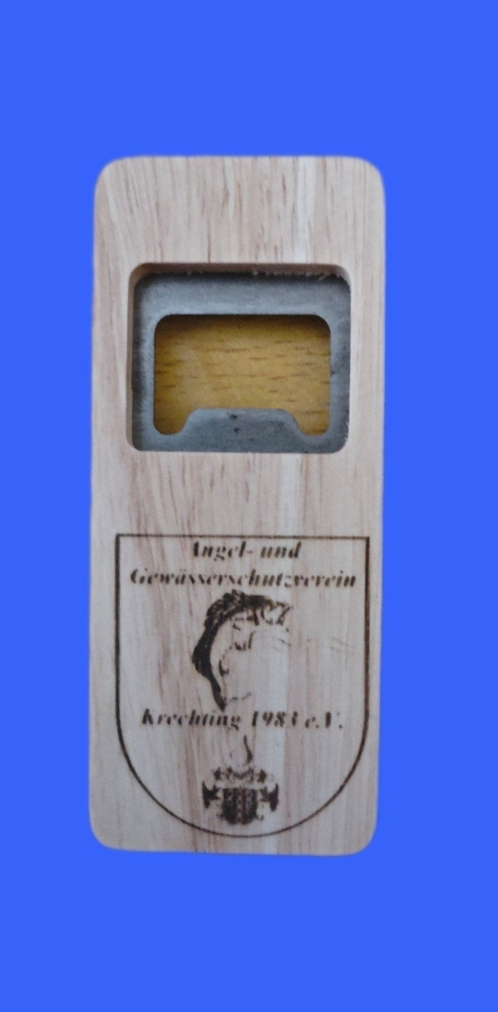 Verschiedene Flaschenöffner mit personalisierter Gravur, Holzflaschenöffner, Geschenke, Werbematerial, Werbemittel, Logo