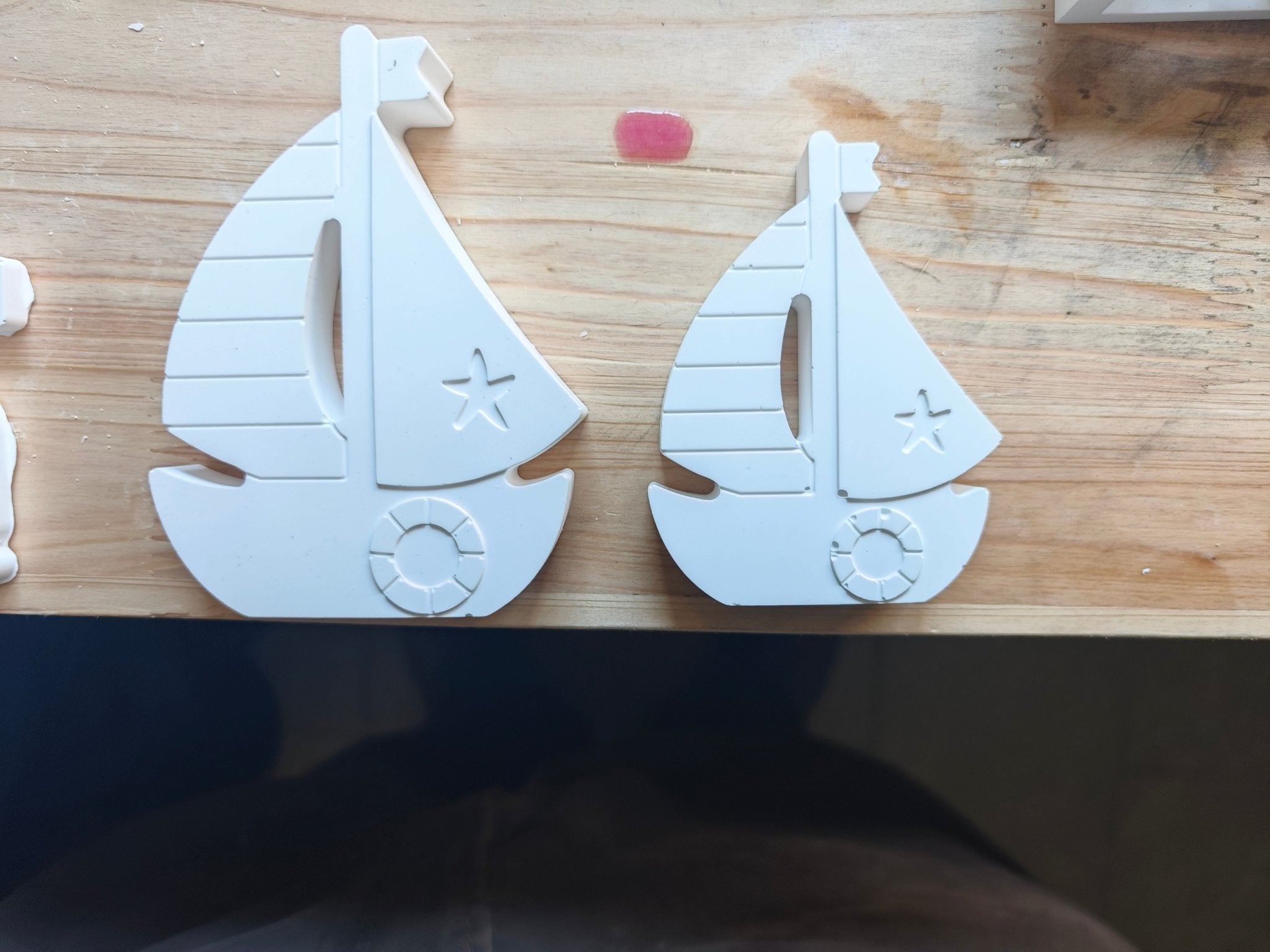 Maritime Deko aus Keramik Gips, Meerdekoration - Kreativstuebchen