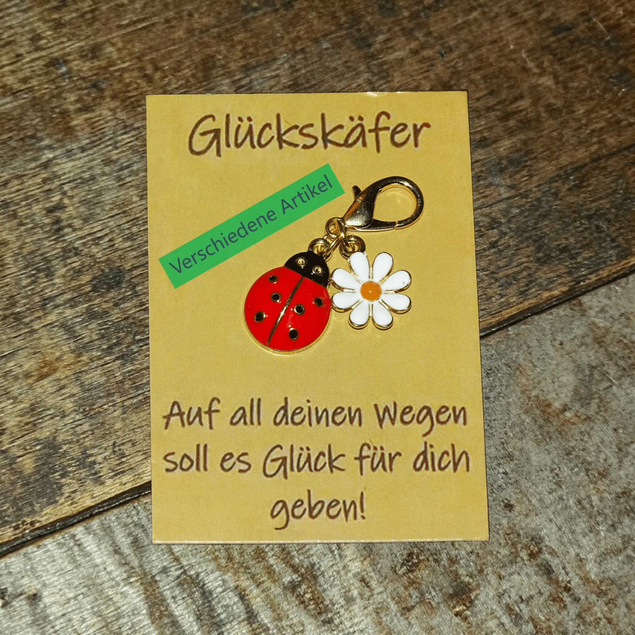 Accessoires Kleine Aufmerksamkeit Dankeschön Geschenke Anhänger Engel Glückskäfer - Kreativstuebchen