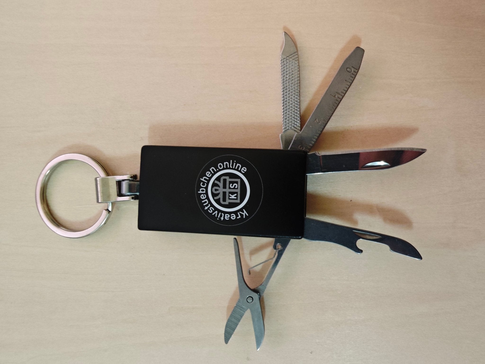 Taschenmesser, Werbegeschenk, Alu, Schlüsselanhänger - Kreativstuebchen