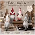 Wichtel Grün 22 cm stehend Weihnachtsdeko - Kreativstuebchen