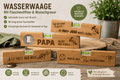 Wasserwaage aus Holz mit Flaschenöffner und Spruch oder Logo eingraviert - Kreativstuebchen