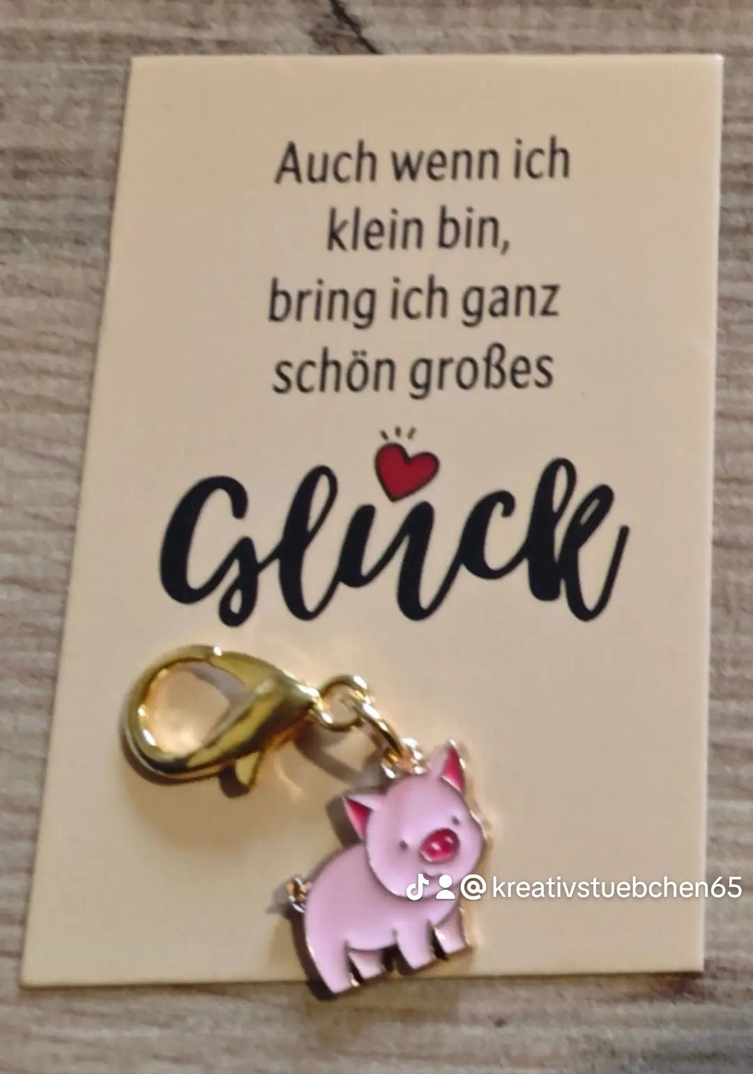 Accessoires Kleine Aufmerksamkeit Dankeschön Geschenke Anhänger Engel Glückskäfer - Kreativstuebchen
